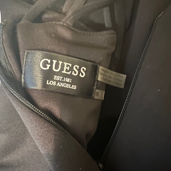 Guess Women's Evening Cocktail Party Black Dress - Picture 3 of 4